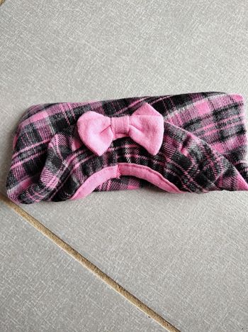 Béret à carreaux fille T.12 M