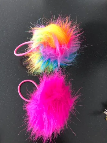Élastiques boule colorées