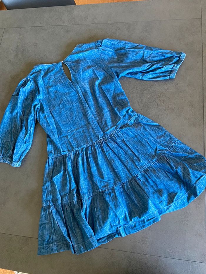 Robe courte en jeans taille 38 - photo numéro 3