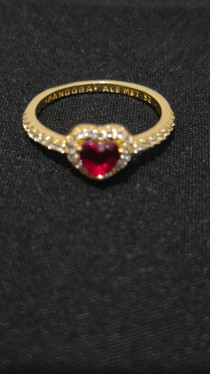 Bague coeur rouge Pandora - photo numéro 5