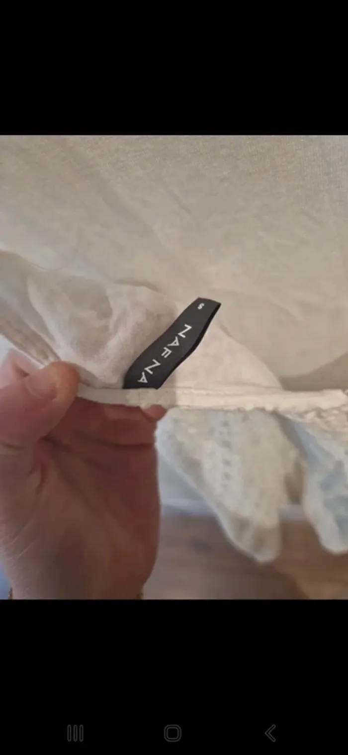 Robe dentelle blanche naf naf taille s Très bon état - photo numéro 7