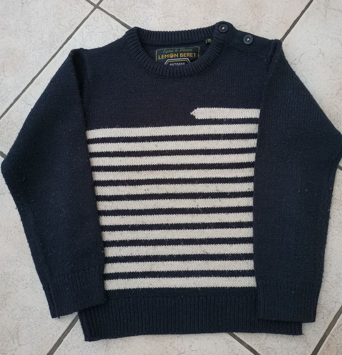 Pull d'hiver garçon 7 ans Little Cigogne