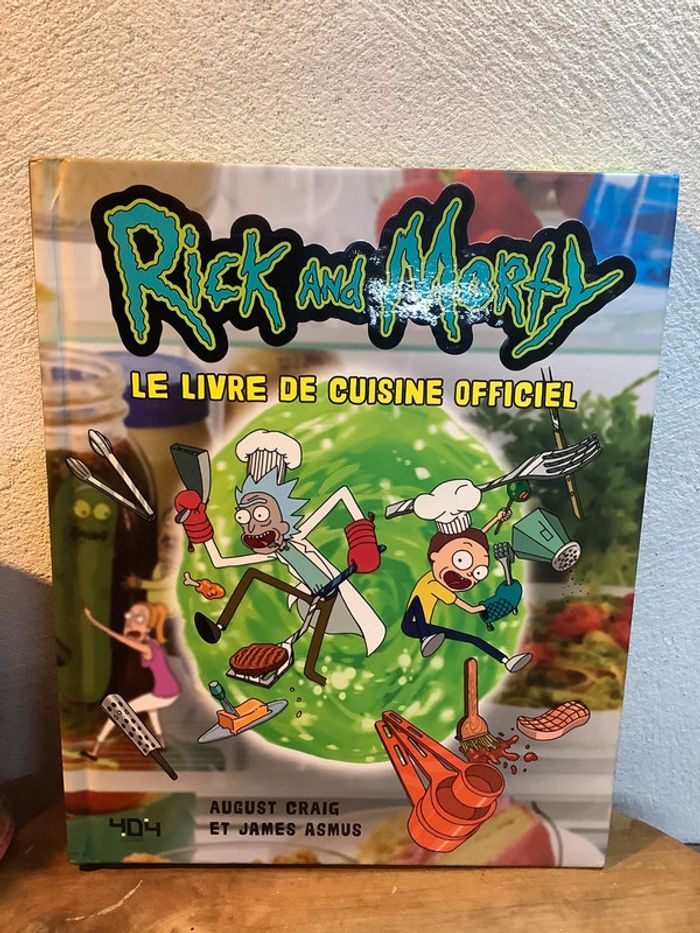 Livre de cuisine officiel Rick et Morty