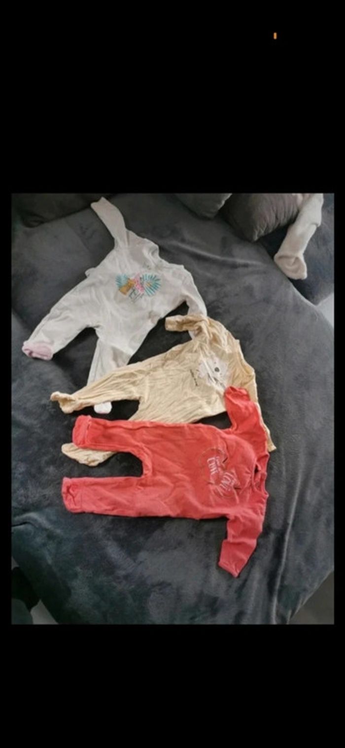 Lot pyjama coton 9 mois