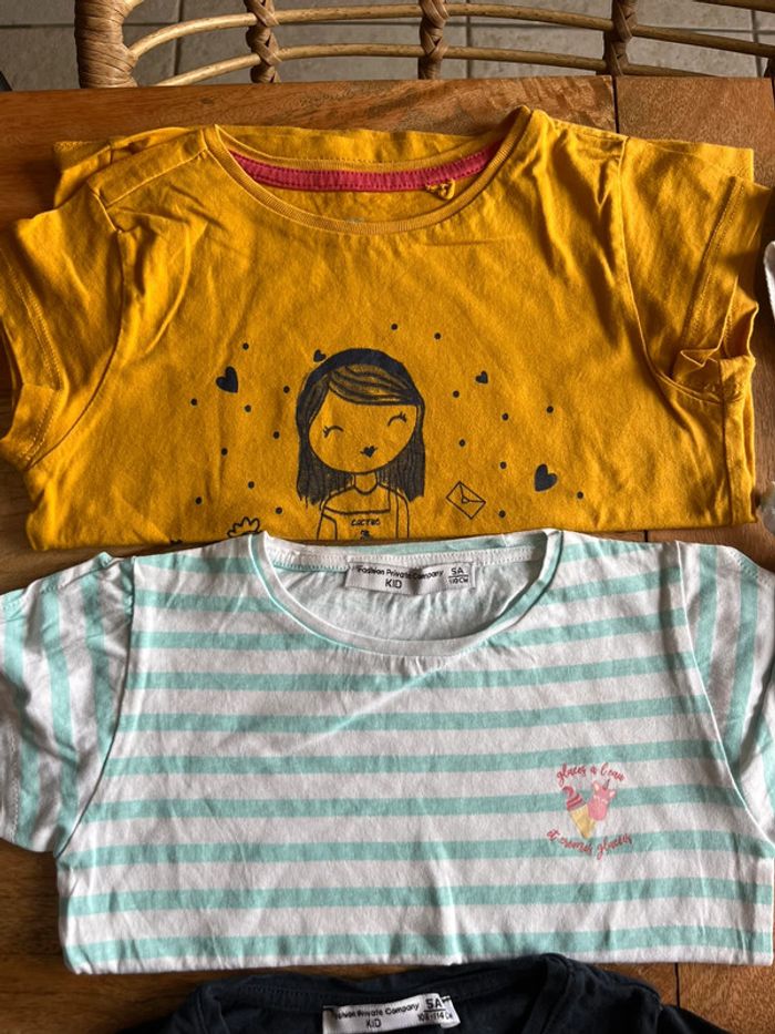 Lot de 12 tshirts MC fille 5 ans - photo numéro 8