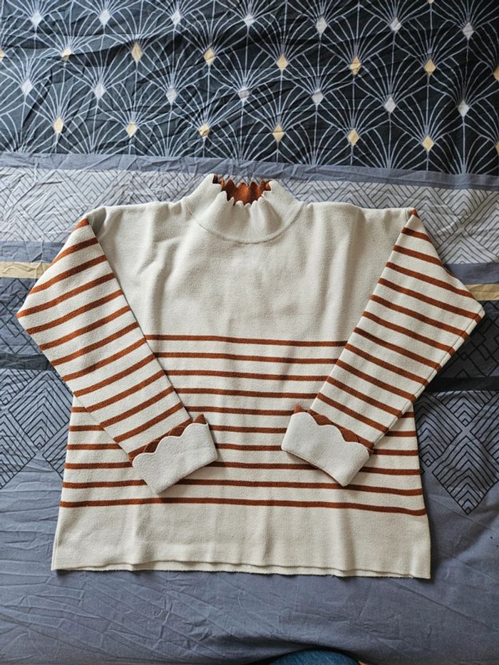 Pull rayé S/M - photo numéro 2