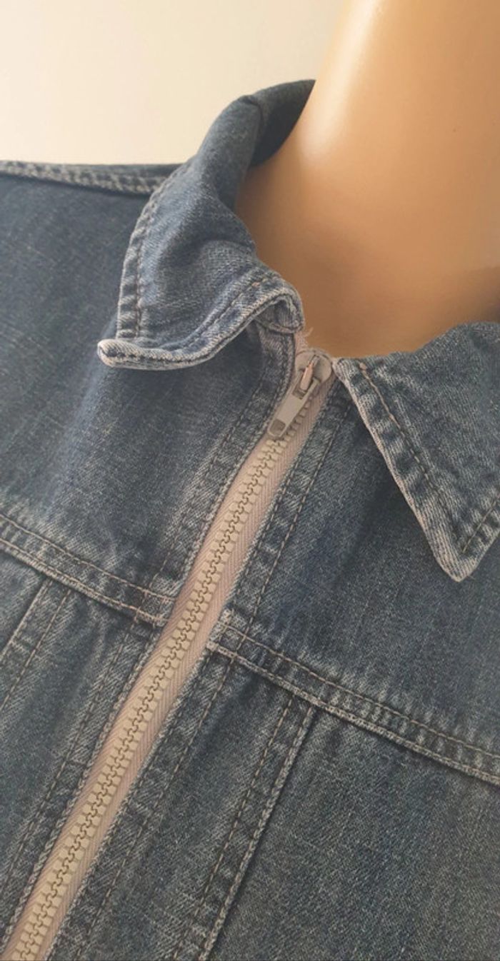 💜 Veste en jean taille S 36 #emyfleury_36femme - photo numéro 3