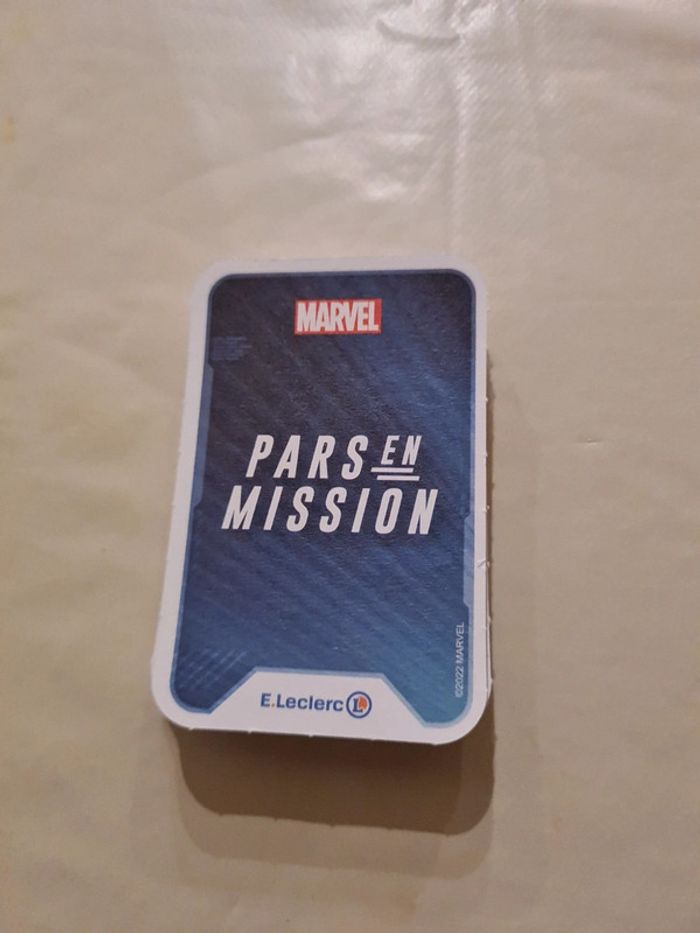 Cartes marvel Leclerc pars en mission - photo numéro 2