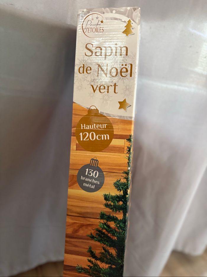 Sapin de Noël artificiel 120 cm vert neuf - photo numéro 3