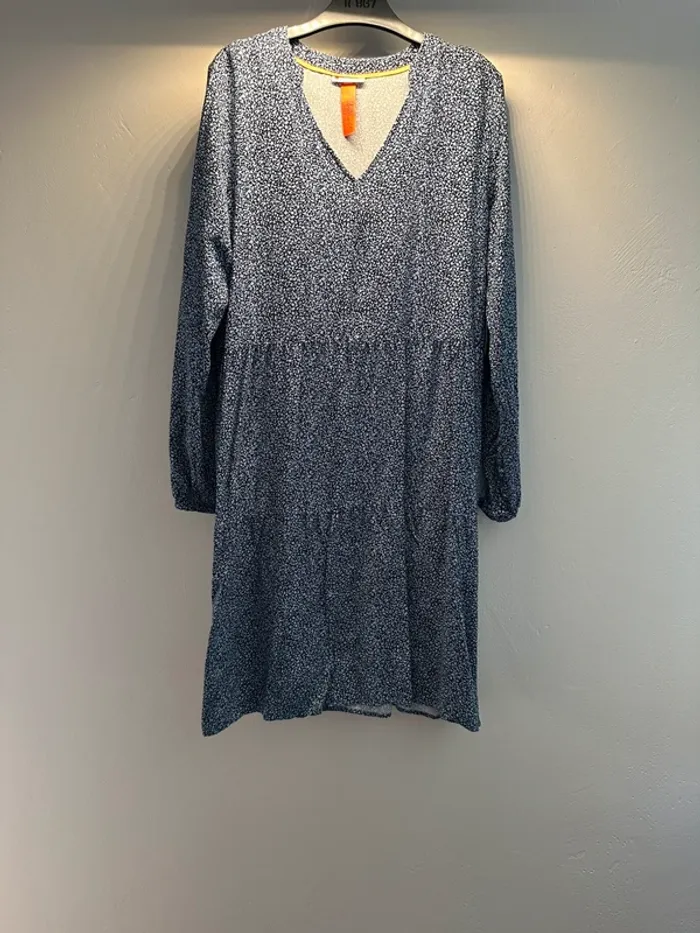 Robe légère Bleu et Noire Street One T 40