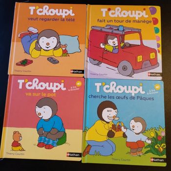 Lot livres enfant Nathan T'choupi