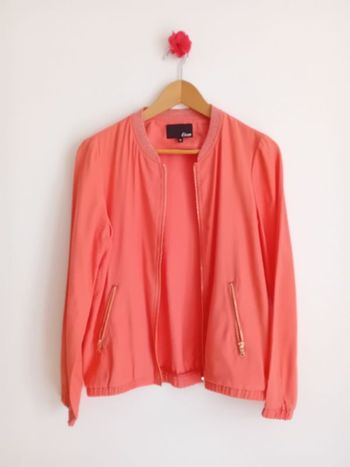 Veste légère coupe bombers corail Etam Taille 38