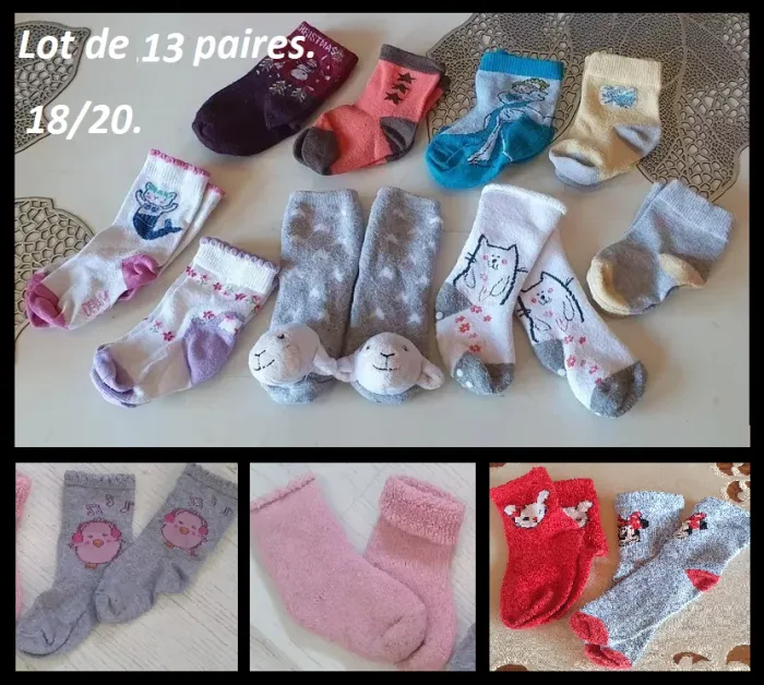 LOT vêtements filles automne, hiver, T: 6 - 9 mois - photo numéro 10