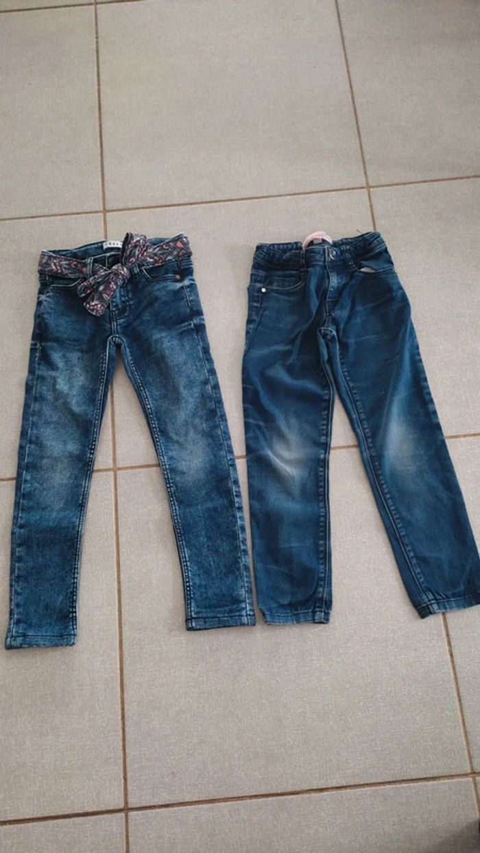 Lot de 2 jeans skinny T.5 A