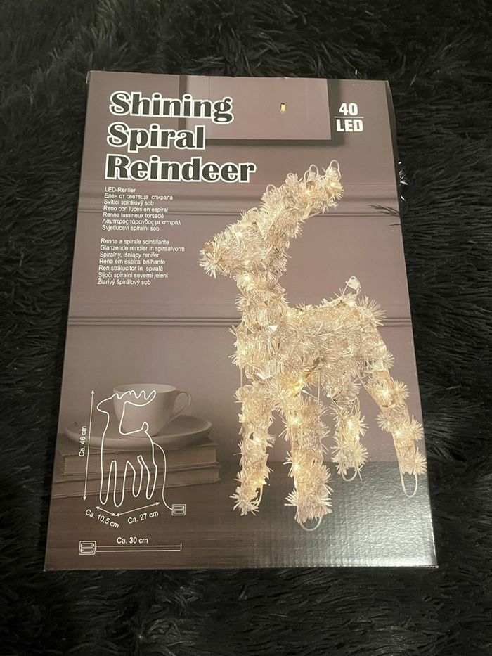 Renne de Noël lumineux - photo numéro 2