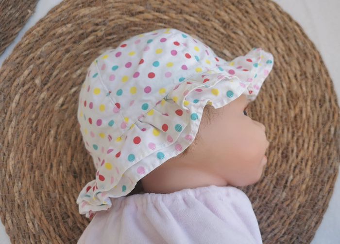 Chapeau 👣 fille, Kitchoun, taille 43, environ 6 mois - photo numéro 4