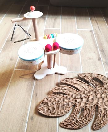 🥁Batterie en bois marque Vertbaudet