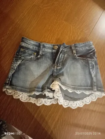 Short en jean