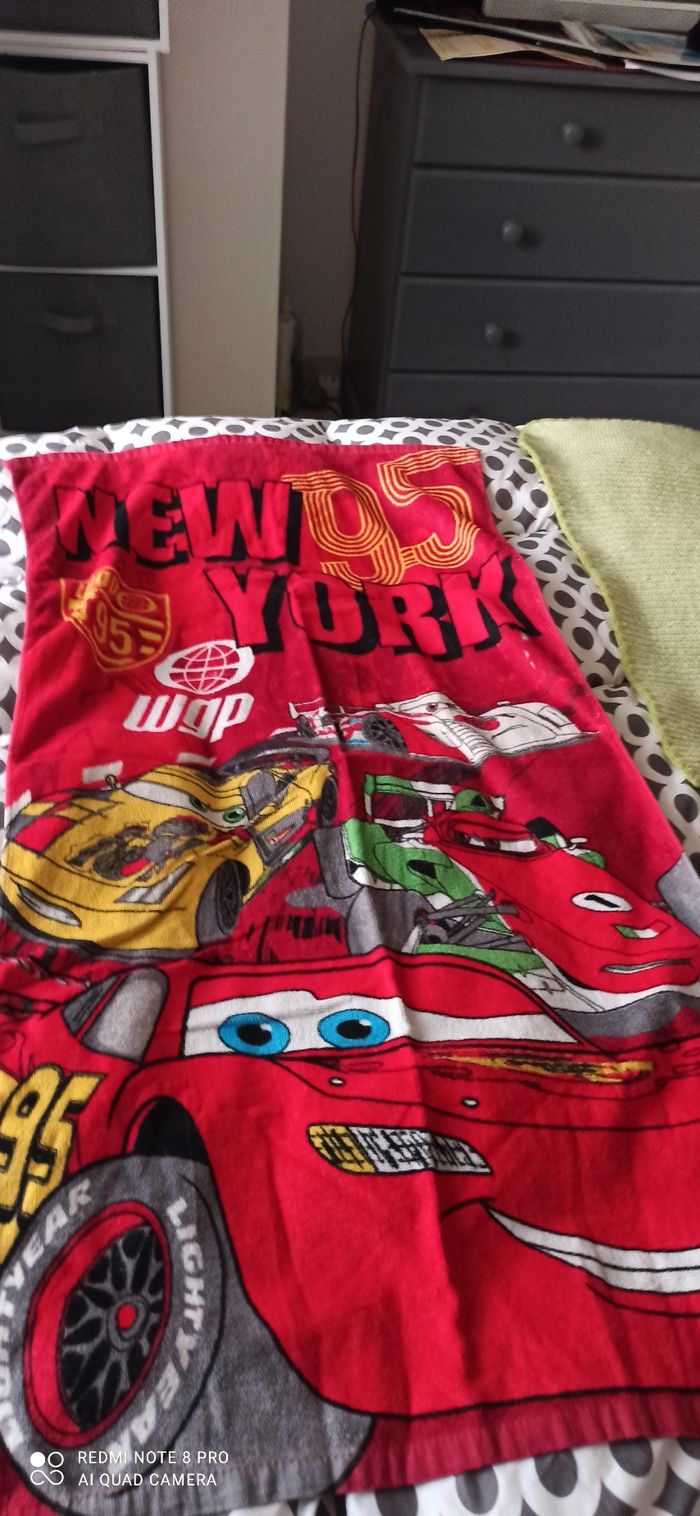 Serviette de plage cars