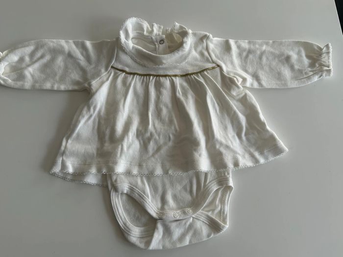 Tee shirt Body intégré 1 mois Petit Bateau Neuf