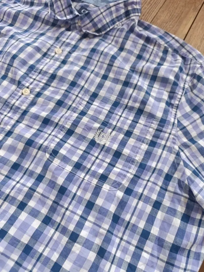 Chemise chaps easy Care manches courtes a carreaux 3XL - photo numéro 2