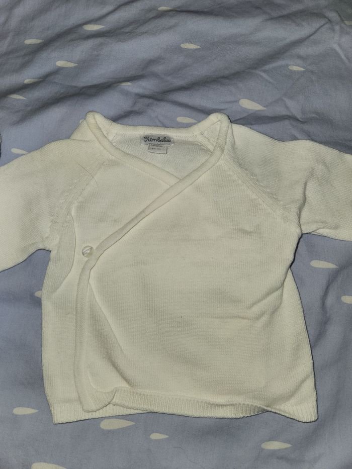 Lot de deux gilet 1 mois - photo numéro 2