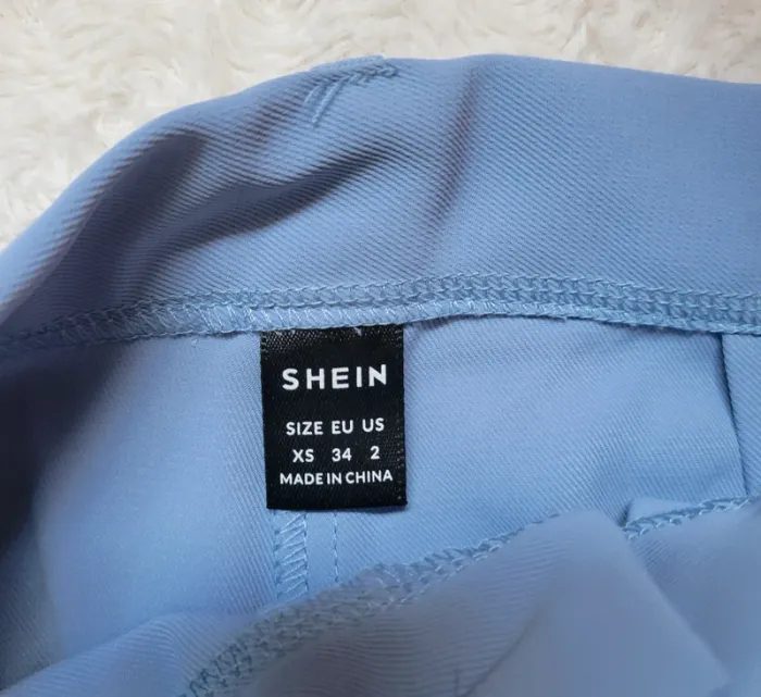 Pantalon large fluide bleu clair - photo numéro 8