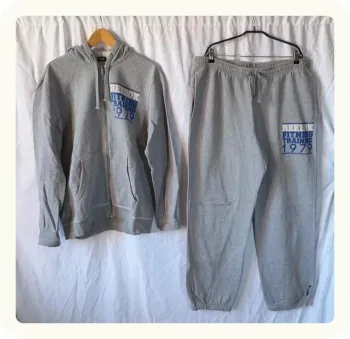 Ensemble survêtement jogging pantalon veste sport homme Reebok Taille L/XL