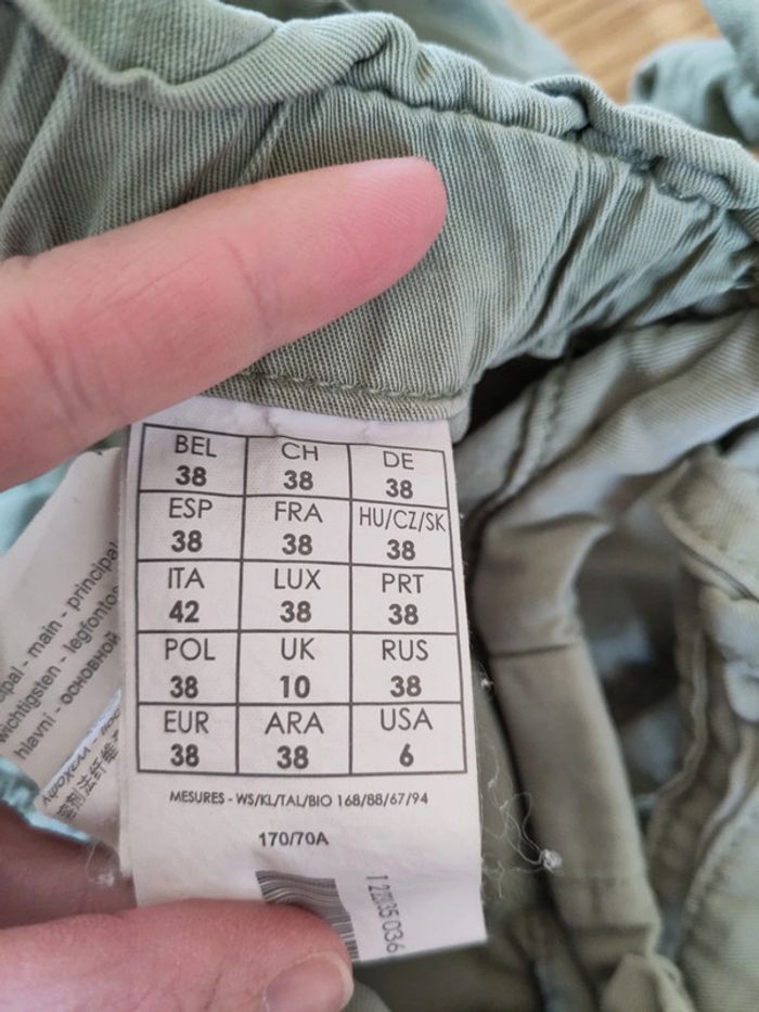 Pantalon Promod kaki - photo numéro 4