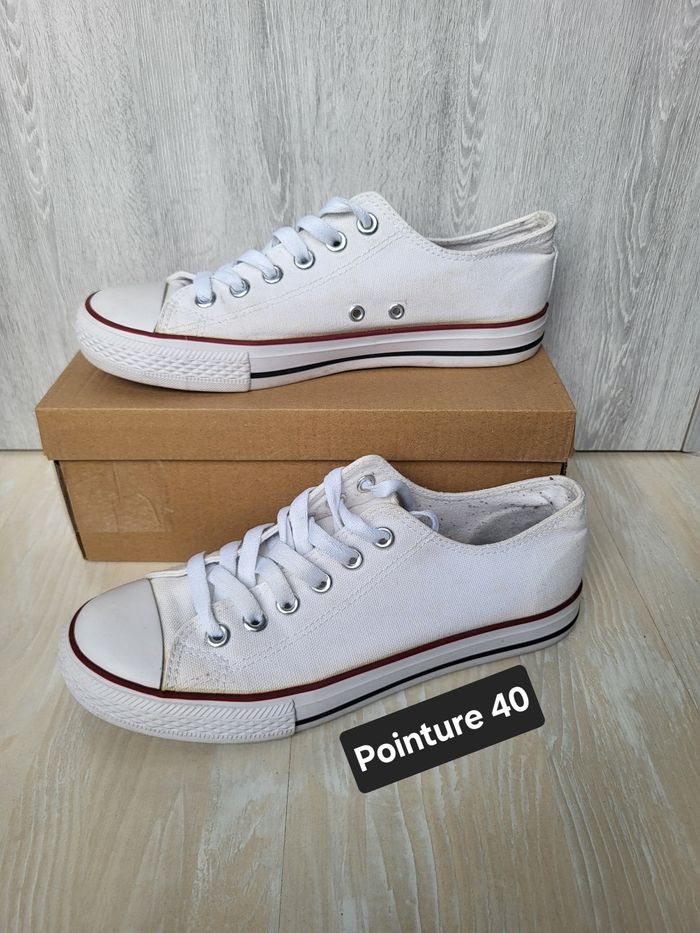Basket basses style converses pointure 40