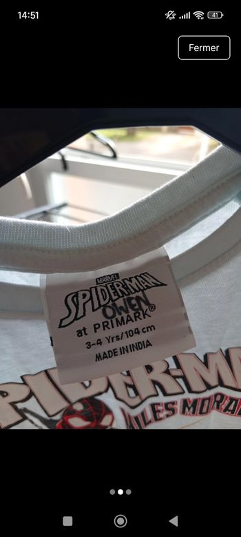 tee shirt manches courtes 