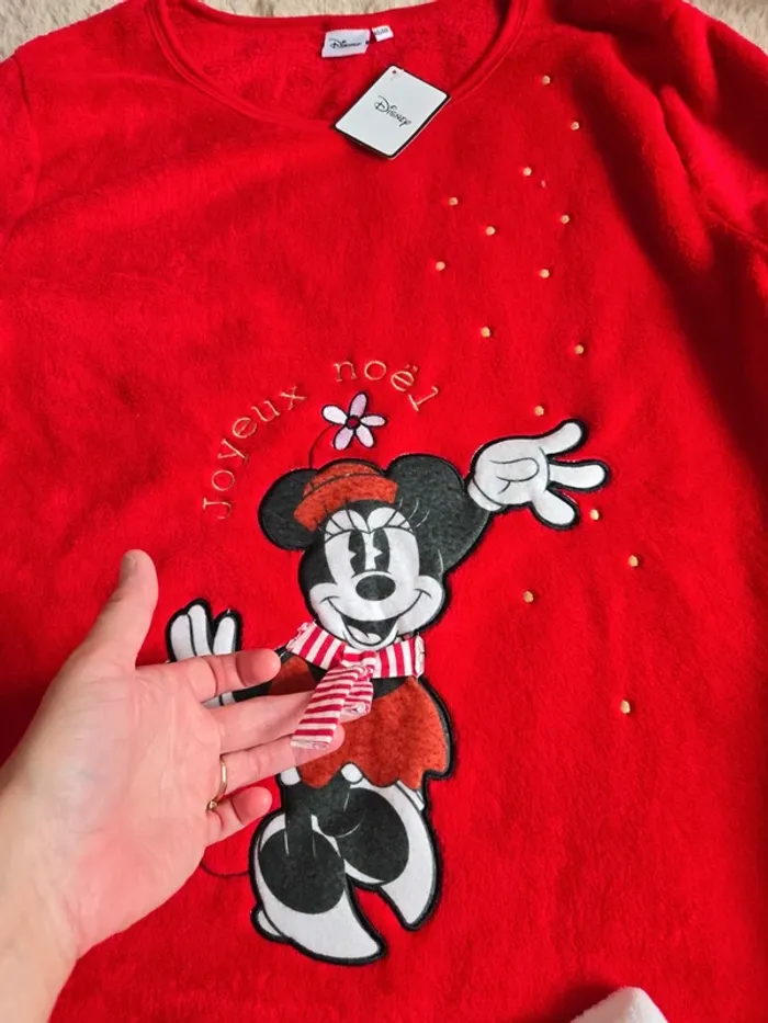 Pyjama polaire de Noël Minnie taille 46/48 - photo numéro 3