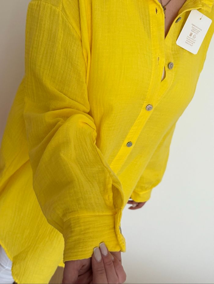 Chemise oversize gaze de coton - photo numéro 3