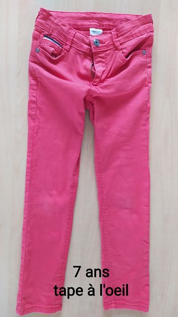 Pantalon 7 ans tape à l'oeil