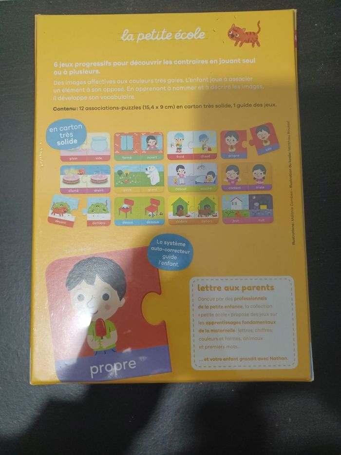 Jeu enfants  "les contraires" - photo numéro 2