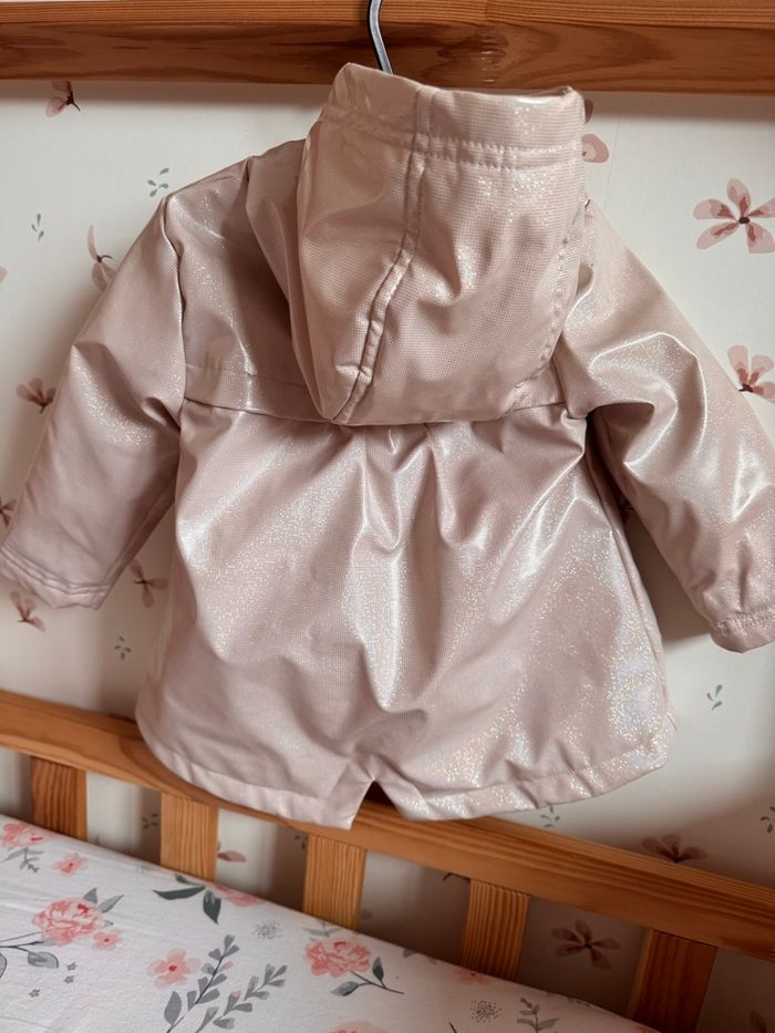 Manteau / parka / cire imperméable et à capuche à paillettes - photo numéro 4