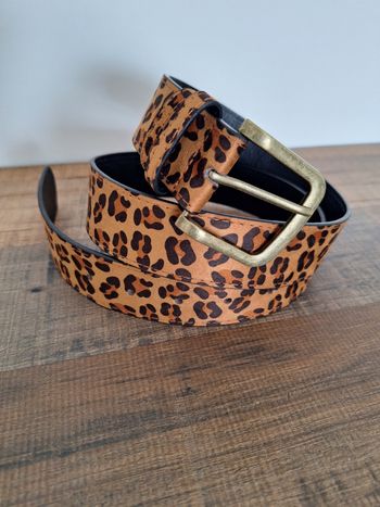 Ceinture léopard neuve 