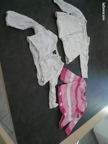 Gilets et pull 12 mois