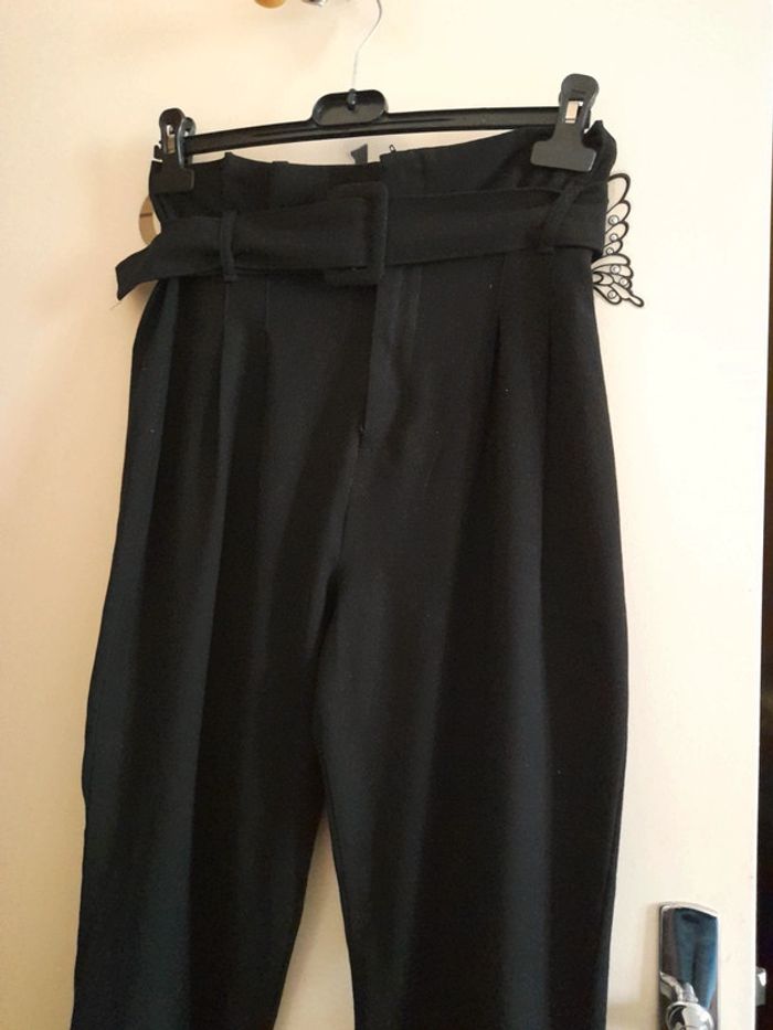 Pantalon à pinces noir - photo numéro 2