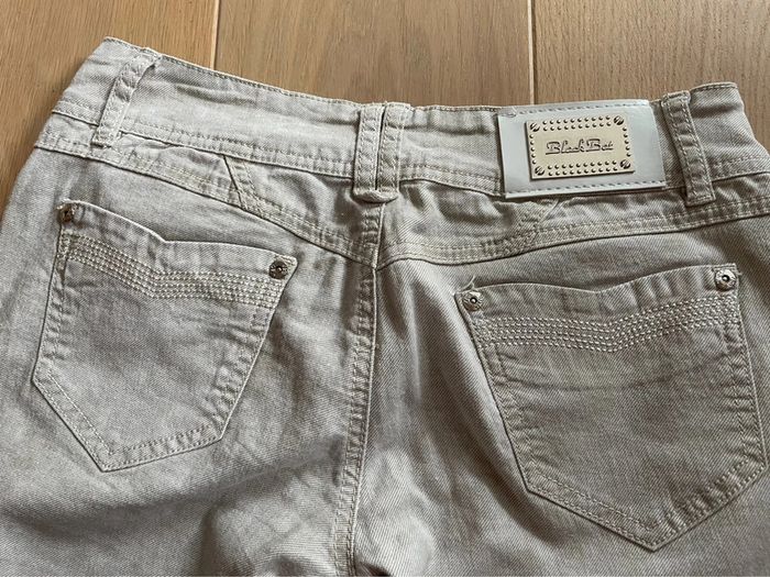 Pantalon léger gris/beige - Black Bat - 36 - photo numéro 5