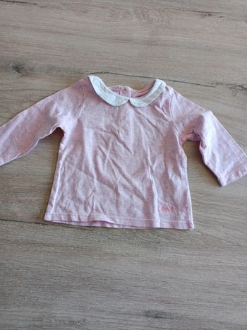 10. Blouse col claudine DPAM 6mois 68cm