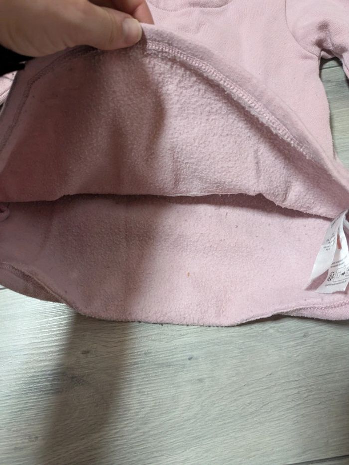 Robe tunique chaude 18 mois chat rose - photo numéro 3