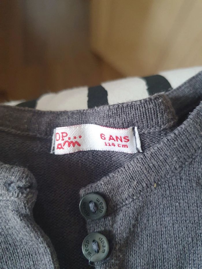 Gilet gris dpam - photo numéro 2