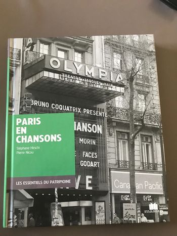 Livre Paris en chansons