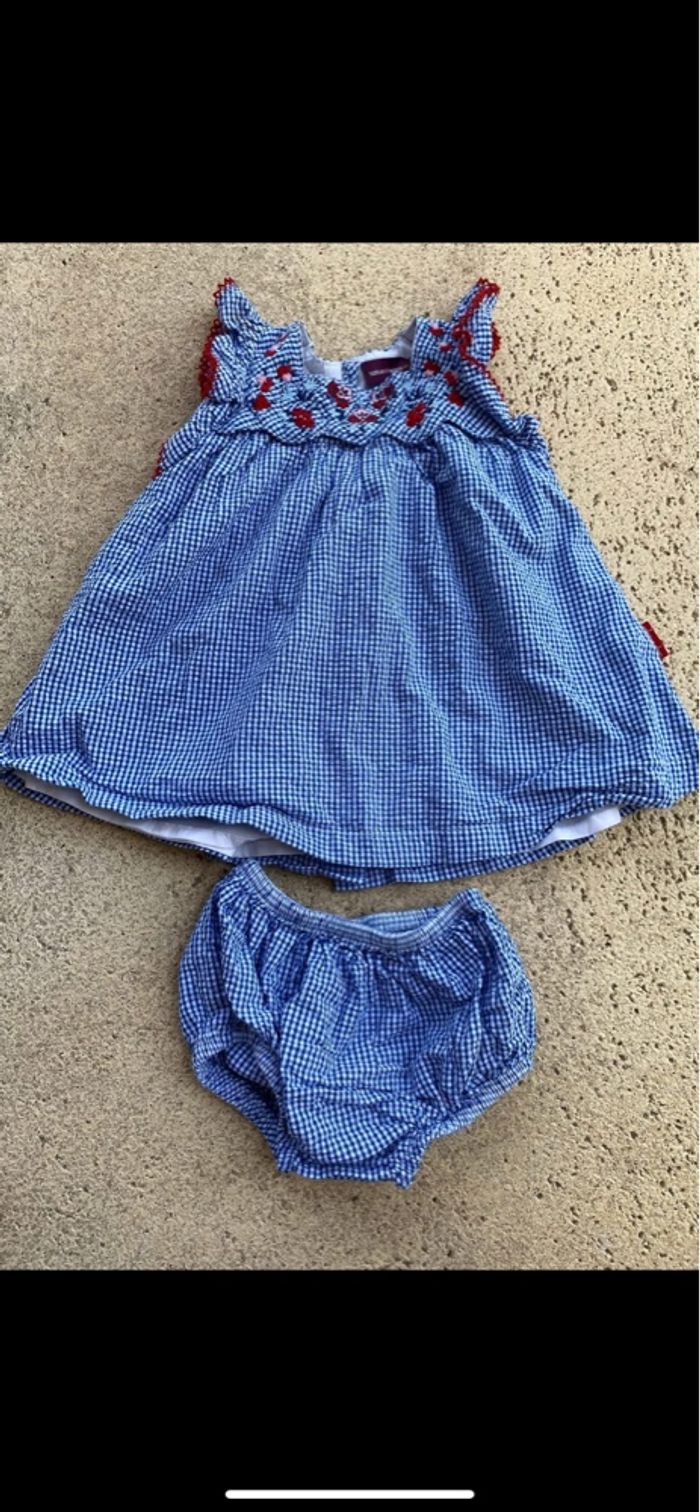 Robe sergent major et culotte assortie