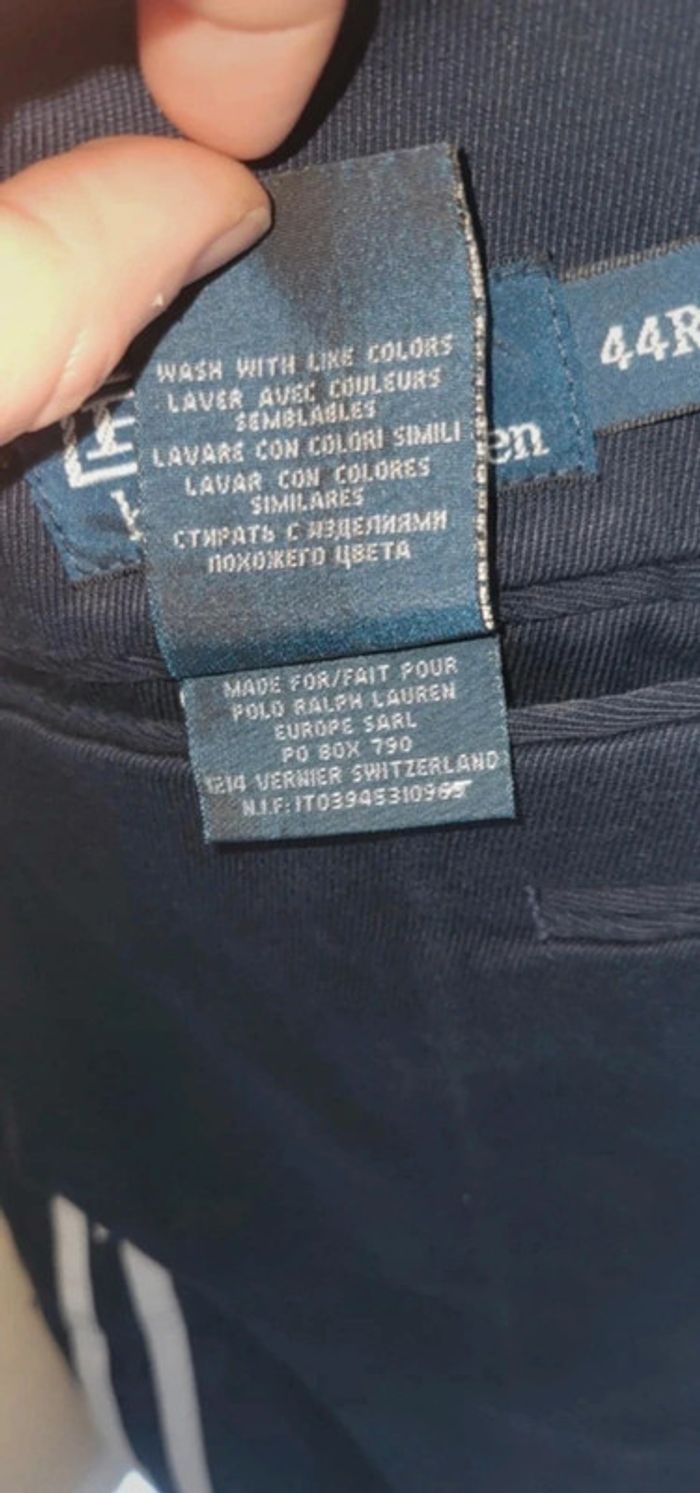Veste de costume homme Polo Ralph Lauren – Taille 44 – Très bon état - photo numéro 7