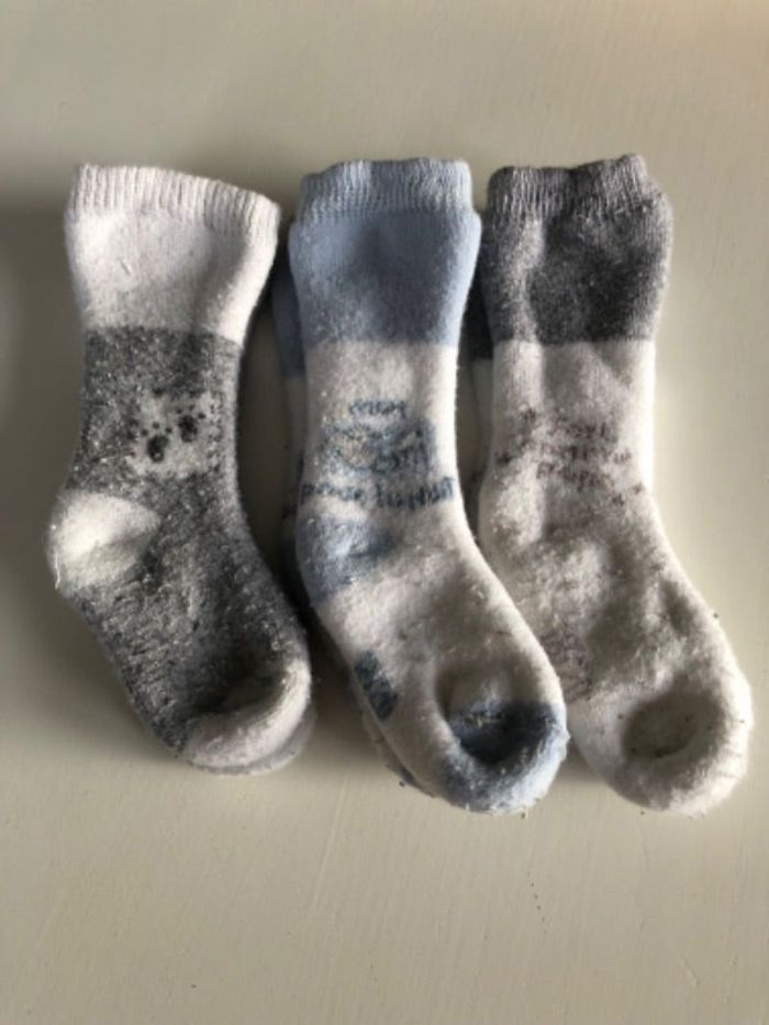 3 paires hautes et épaisses 18/20