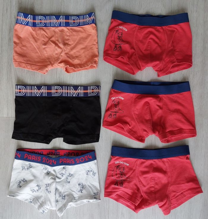 Lot 6 boxers T4/5ans