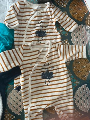 Vêtements bébé garçons 1 mois
