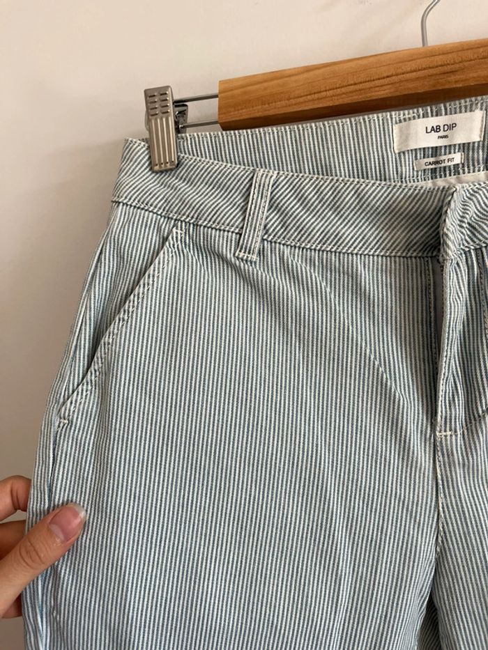 Pantalon carotte rayé Lab Dip - photo numéro 4